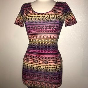 Bright mini dress